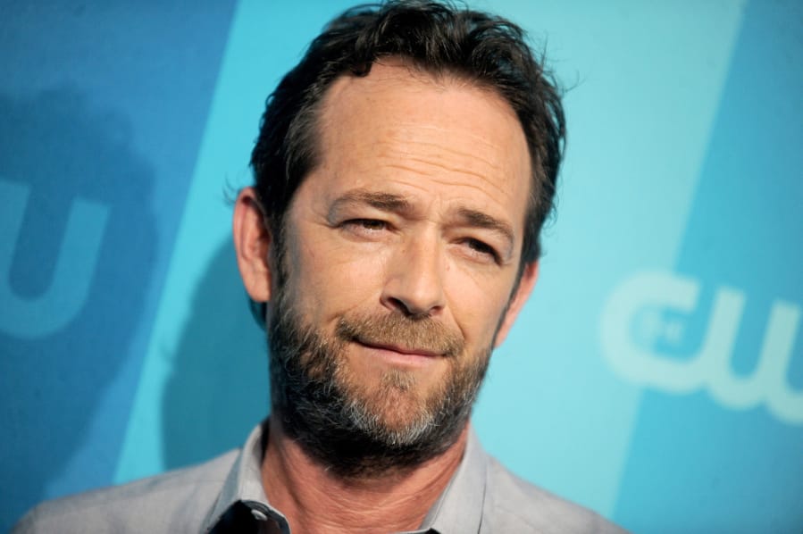 Luke Perry attends the CW Upfront in New York in 2017. Perry&#039;s omission from the motion picture academy&#039;s In Memoriam segment at the Oscars did not go unnoticed by fans.