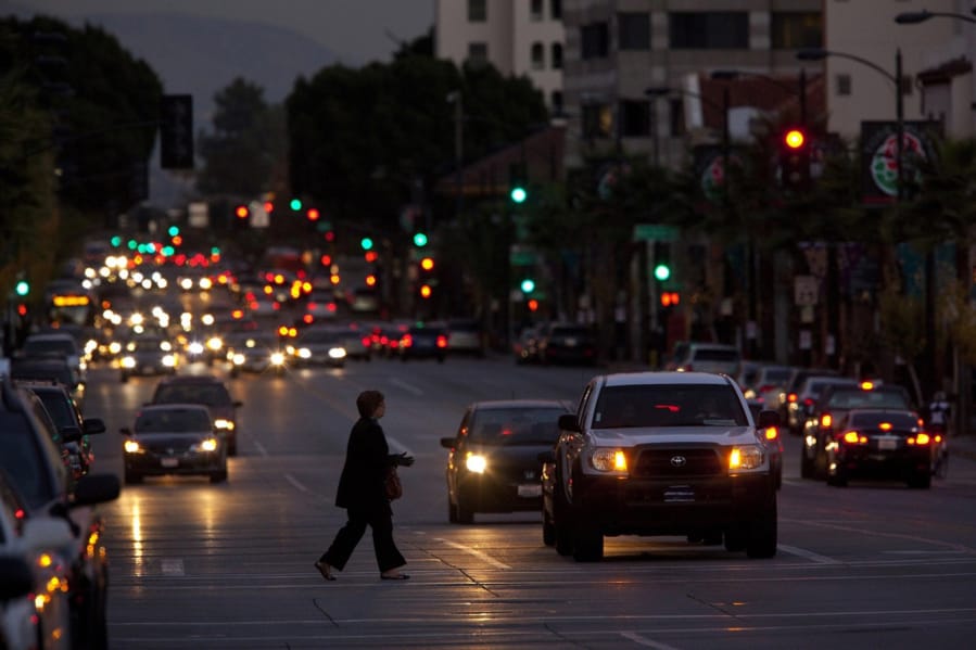 Pedestrian death rates are soaring nationally. The insurance industry says better headlights would help. (Liz O.