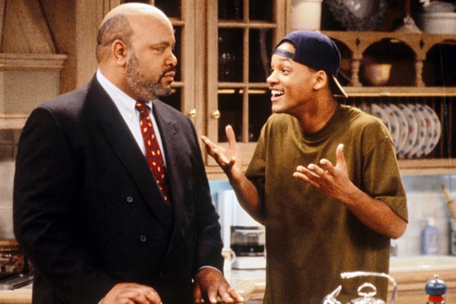 James Avery and Will Smith in &quot;The Fresh Prince of Bel-Air.&quot; (NBC/IMDb)