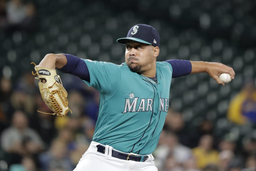 Seattle Mariners pitcher Justus Sheffield appeared in eight games in 2019 with seven starts. (AP Photo/Ted S.