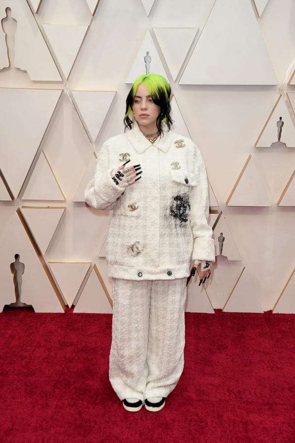 Billie Eilish walks on the red carpet at the 92nd Annual Academy Awards held Sunday, on Feb. 9, 2020 at the Dolby Theatre in Hollywood, Calif. Eilish peformed &quot;Yesterday&quot; Oscars In Memoriam remembers Kobe Bryant, Kirk Douglas. (Sthanlee B.