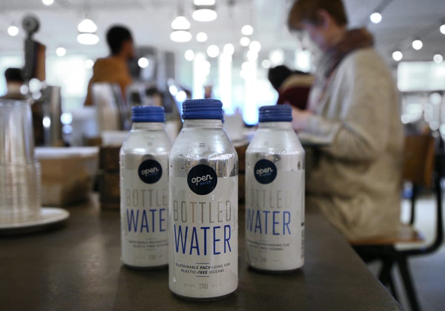 Revival Food Hall sells Open Water exclusively as its packaged water. The water is packaged in aluminum bottles instead of plastic.