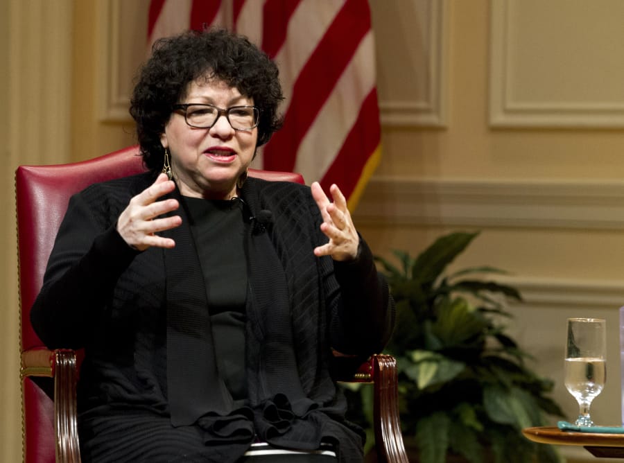 Associate Justice of the Supreme Court of the United States Sonia Sotomayor.