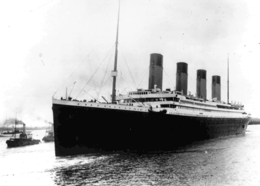 FILE - In this April 10, 1912 file photo the Titanic leaves Southampton, England on her maiden voyage. The salvage firm that has plucked artifacts from the sunken Titanic cruise ship over the decades is seeking a judge&#039;s permission to rescue more items from the rapidly deteriorating wreck.
