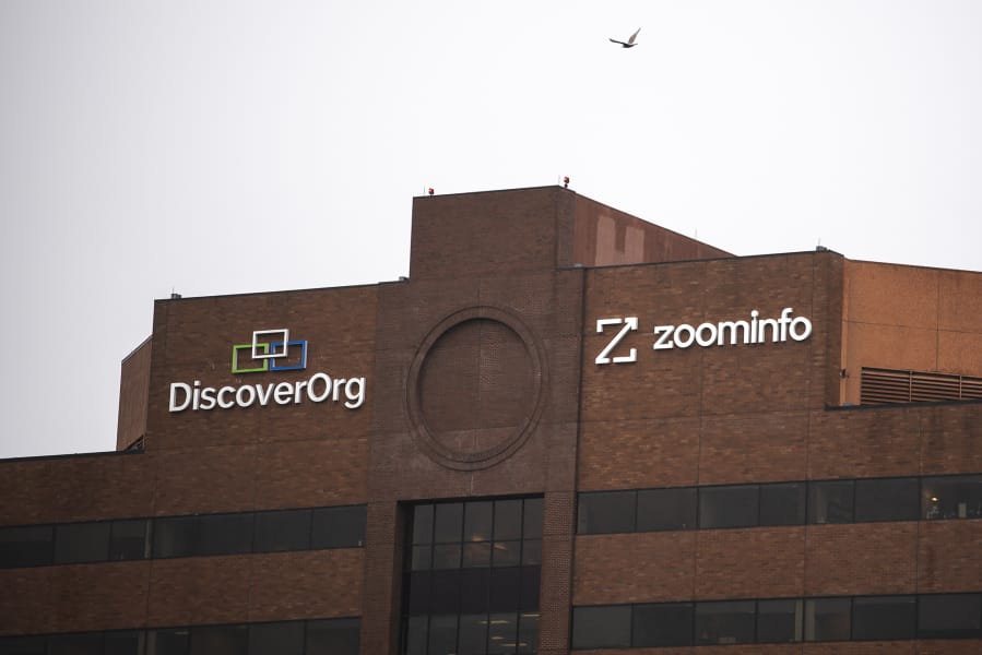 ZoomInfo is headquarted in the 805 Broadway building in Vancouver. The business-intelligence company was founded as DiscoverOrg but acquired competitor Zoom Information last year and adopted the ZoomInfo name for the combined company.