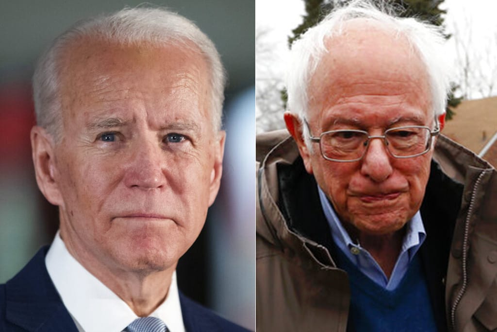 Democratic presidential primary results in Washington were too close to call Tuesday night, with Joe Biden and Bernie Sanders essentially tied.