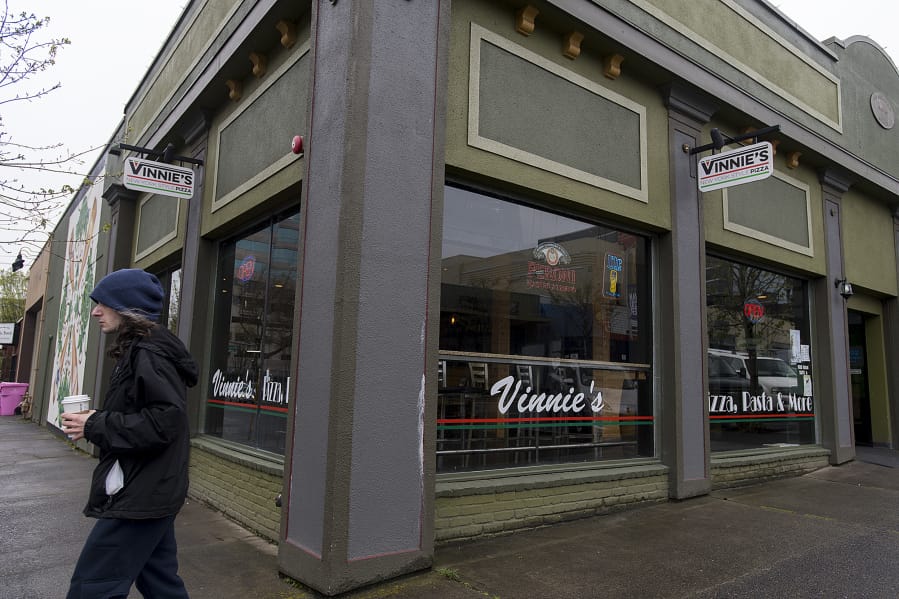 Vinnie&#039;s New York Style Pizza will offer takeout and delivery during Washington&#039;s COVID-19 related restaurant closures.