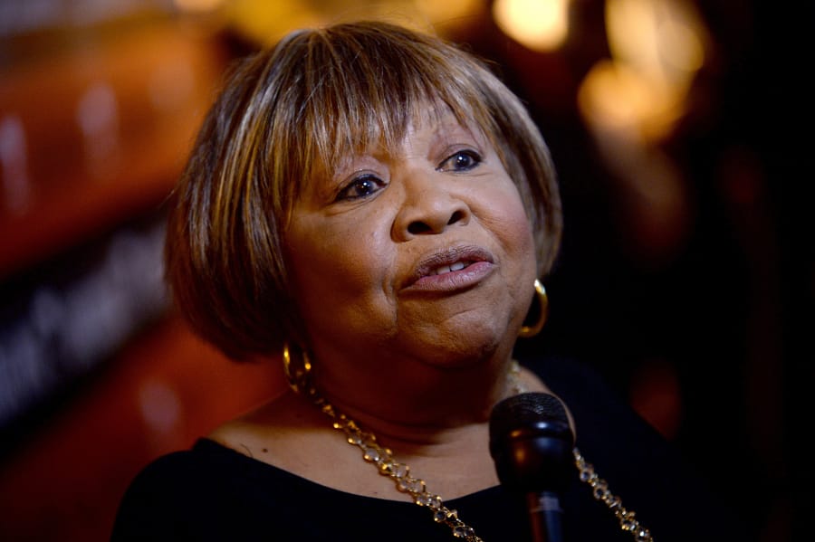 Mavis Staples attends a benefit concert at Beacon Theatre in New York on March 9, 2017.