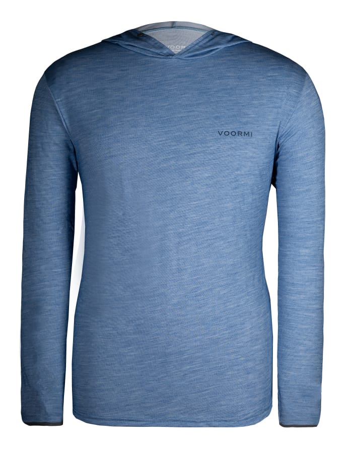 The River Run Hoodie from Voormi specializes in lightweight outdoor apparel made with wool blends.