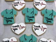 Carol Anderson ordered cookies from Chandelier Bakery to be delivered to workers at PeaceHealth Southwest Medical Center.