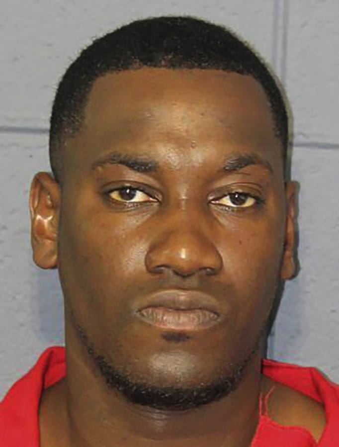 This undated photo provided by the St. John the Baptist Parish Sheriff&#039;s Office shows Corrie Wallace. Authorities in Louisiana said Wallace kidnapped a woman and fatally shot her when she escaped. He was charged Monday, April 6, 2020, with first-degree murder in the death of 25-year-old Ja&#039;Riel Sam. (St.
