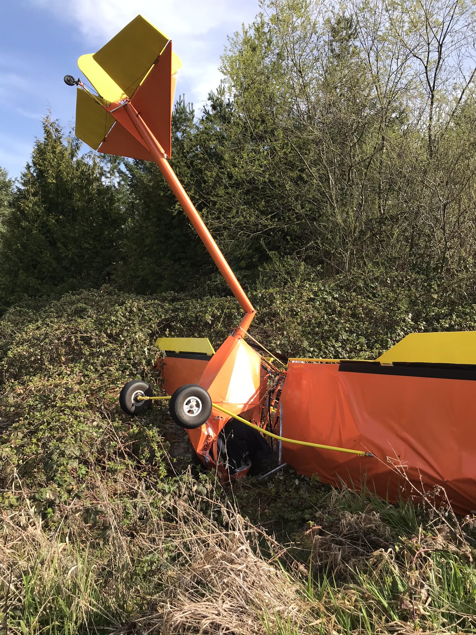 A pilot was killed Monday morning when his ultralight aircraft crashed near a private airstrip in north Clark County.