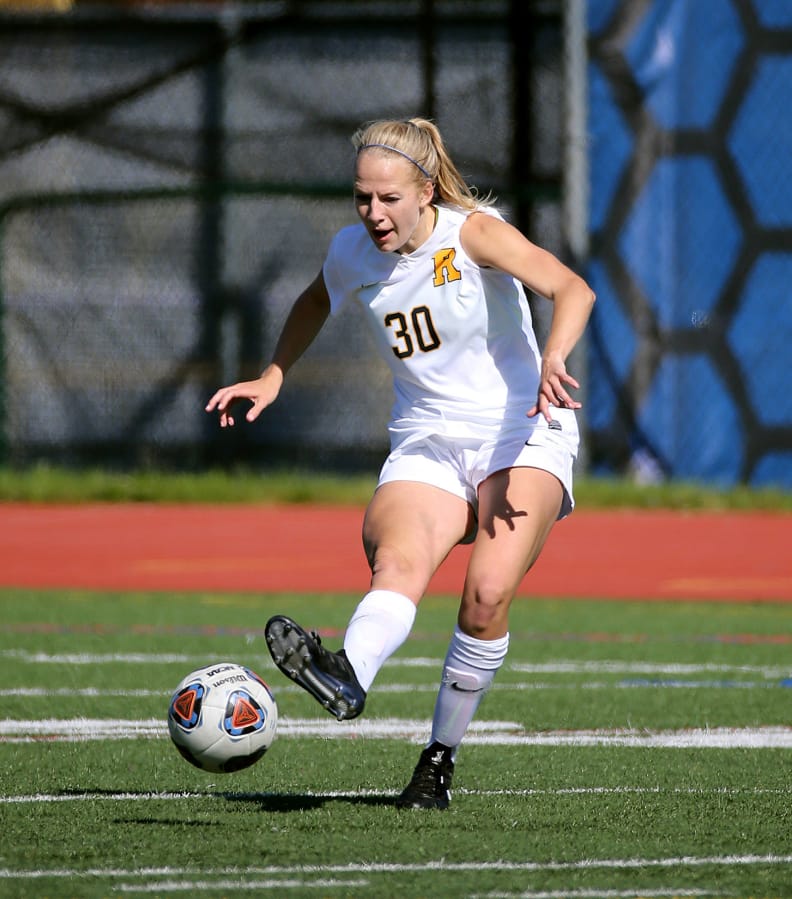 Jorie Freitag started 56 games over her four-year soccer career at the University of Rochester.