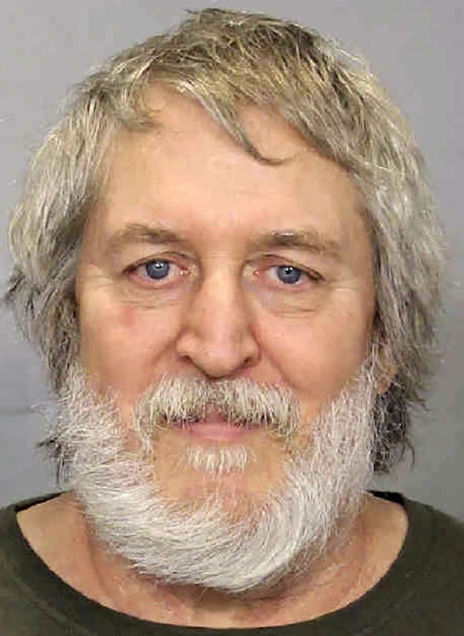 This booking photo released on Wednesday, May 6, 2020, by the Iowa Department of Public Safety shows Clark Perry Baldwin, of Waterloo, Iowa. Investigators say that DNA evidence links Baldwin, a former long-haul trucker, to the deaths of three women whose bodies were found in Tennessee and Wyoming in the early 1990s.