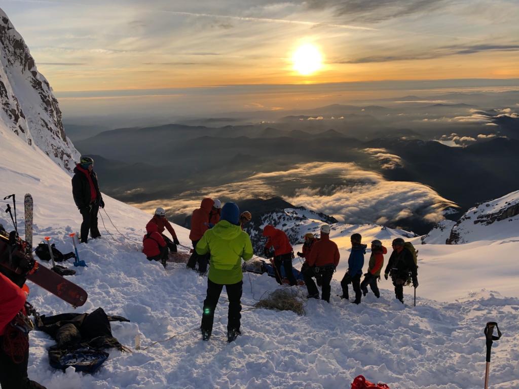 A leader with the group Portland Mountain Rescue raised concerns Sunday that the high number of climbers packing Mount Hood are endangering themselves and the rescue crews who respond when something goes wrong.
