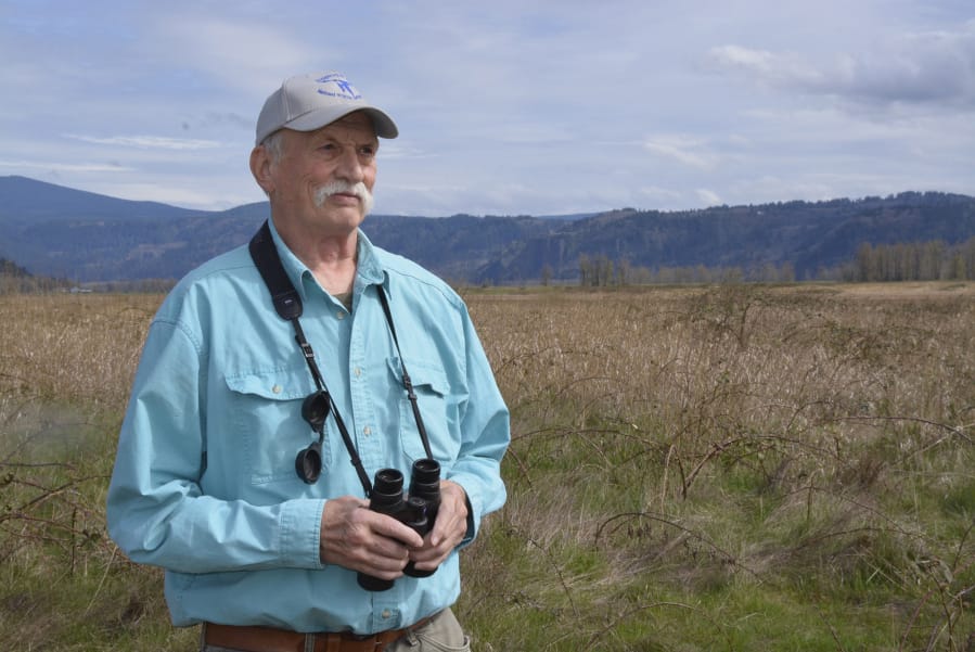 Wilson Cady is in charge of tracking bird sightings for the Vancouver Audubon Society.