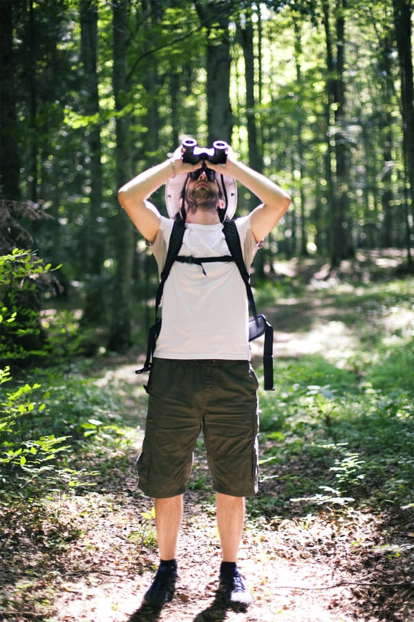 When you start out birding, try out several pairs of binoculars before purchasing one.+(Andreea Dobrescu/Dreamstime/TNS)