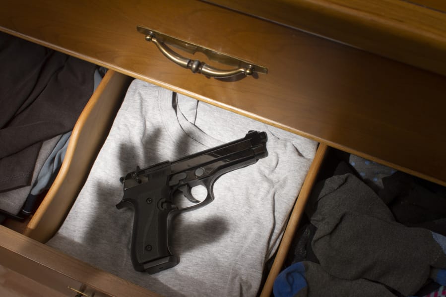 California researchers say state residents who own handguns are four times more likely to commit suicide than their neighbors who don&#039;t own them.
