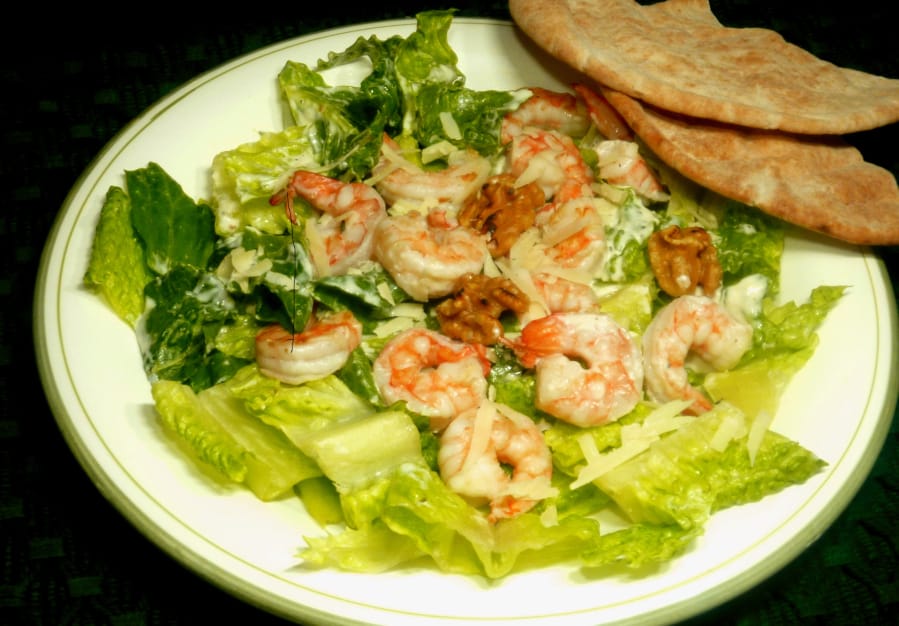 Grilled Shrimp Caesar Salad (Linda Gassenheimer/TNS)