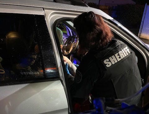 Clark County sheriff's Deputy Melissa Sager helped deliver a baby boy Tuesday in a vehicle at the Shell Gas Station at 119th Street and 117th Avenue in Brush Prairie.