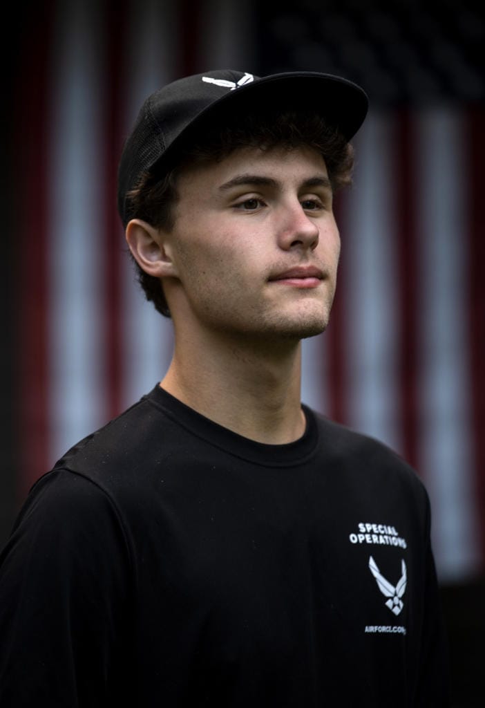 Hockinson High School senior Braden Greene is pictured at his grandparents home outside of Hockinson on May 29, 2020. Braden played football and was on the wrestling and track team throughout high school. He plans on joining the Air force and working toward medical school.