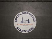Social distancing has become a priority for students and instructors at Clark College.
