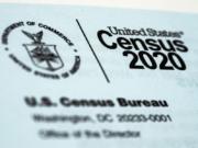 A 2020 census letter (AP Photo/Matt Rourke, File)