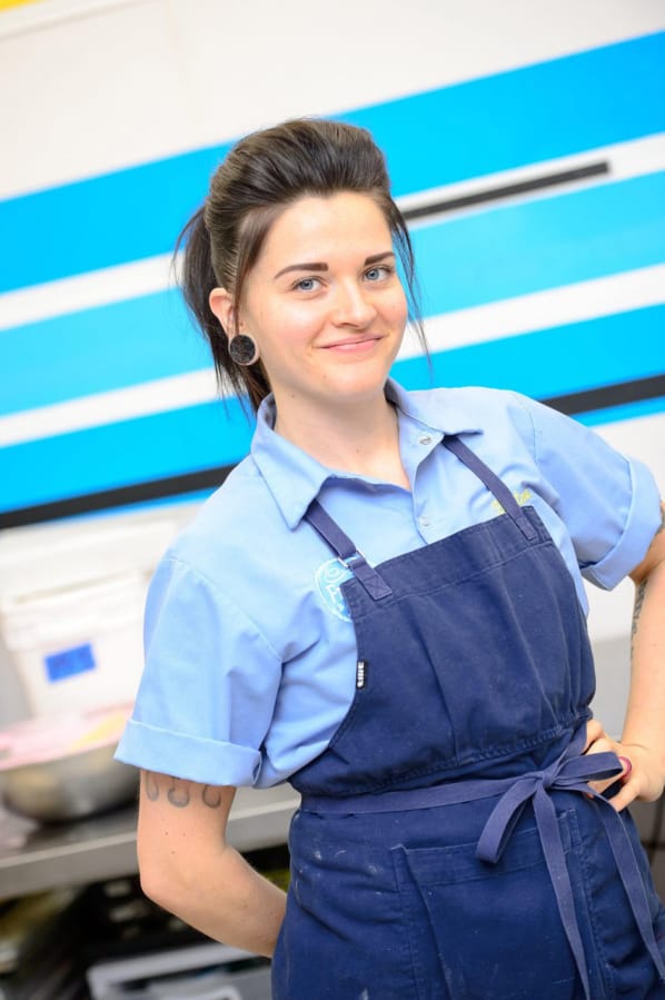 Brittnee Klinger, the new head baker and manager at Rosycakes in Vancouver, appeared on the June 15 episode of the Food Network show &quot;Big Time Bake.&quot; (Photos Contributed by Brittnee Klinger)