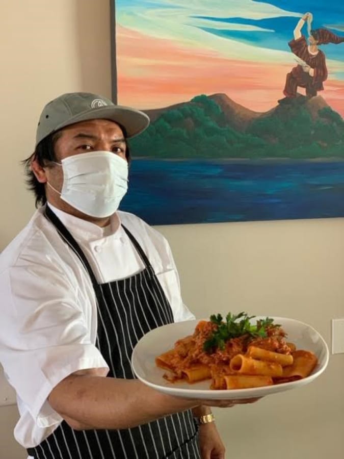 Chef Daisuke Matsumoto barely opened La Sorrentina before the pandemic shutdown hit.