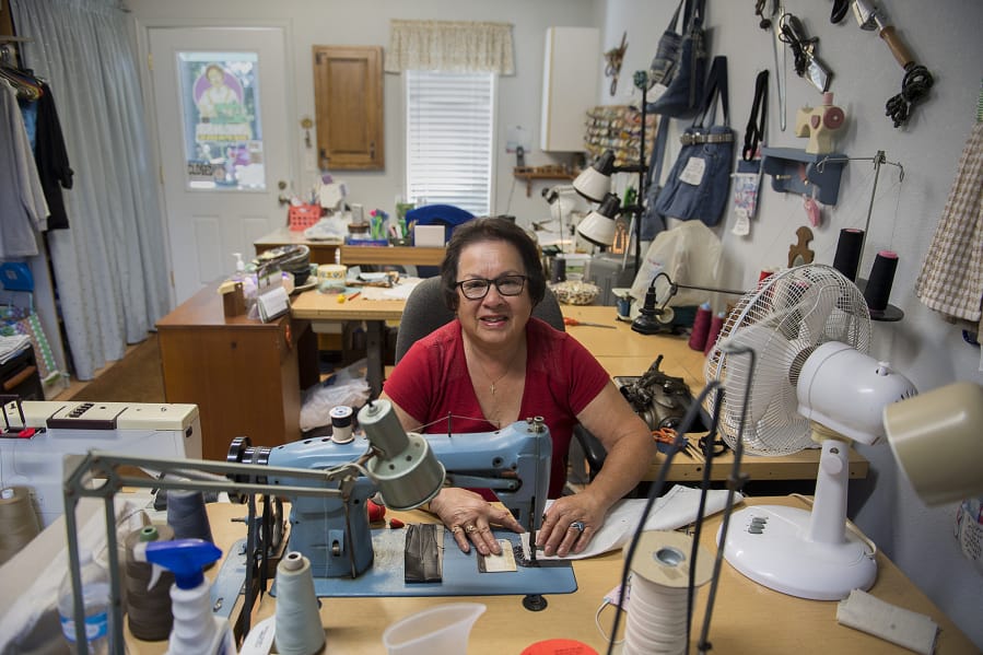 Grace Anderson, a tailor in Battle Ground, wishes more people would sew. &quot;I don&#039;t know if they have the patience for it. I&#039;ve been trying to encourage my granddaughter to start sewing. She has a machine. But she&#039;s like &#039;Ah, I don&#039;t know.&#039; They have other priorities,&quot; she said.