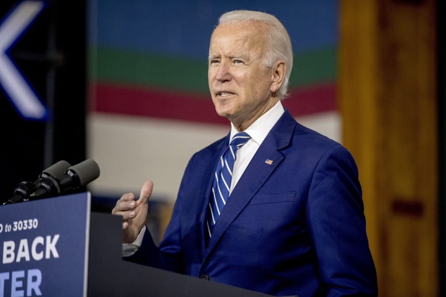 Biden says post-pandemic economy can fight racial inequality - The ...