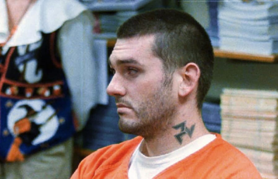 FILE - In this Oct. 31 1997, file photo, Daniel Lewis Lee waits for his arraignment hearing for murder in the Pope County Detention Center in Russellville, Ark. Relatives of the victims of Daniel Lewis Lee have pleaded for him to receive the same life sentence as the ringleader in the plot that led to the slayings.