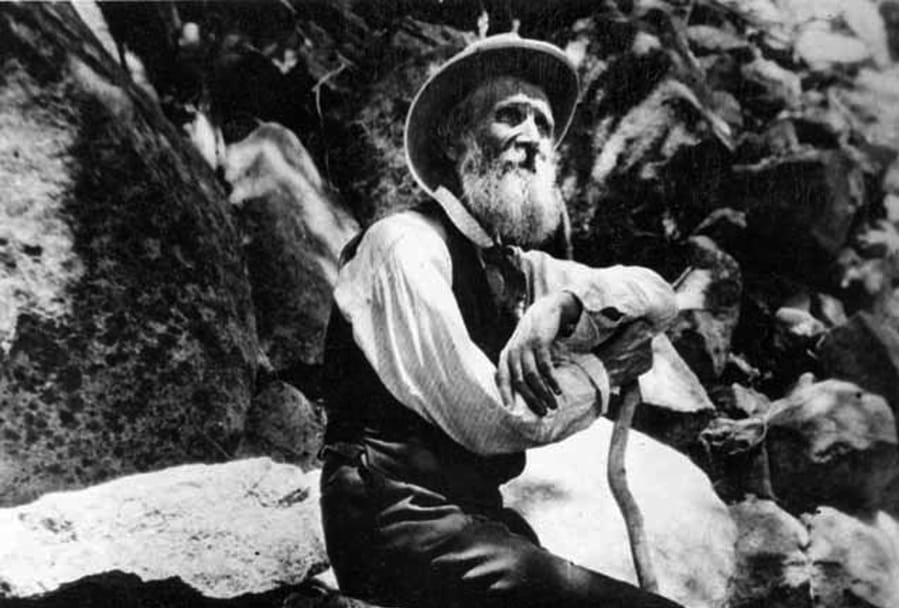 FILE - This 1907 photo provided by the U.S. National Park Service shows naturalist John Muir in Yosemite National Park, Calif. The Sierra Club is reckoning with the racist views of founder John Muir, the naturalist who helped spawn environmentalism. The San Francisco-based environmental group said Wednesday, July 22, 2020, that Muir was part of the group&#039;s history perpetuating white supremacy. Executive Director Michael Brune says Muir made racist remarks about Black people and Native Americans, though his views later evolved. (Courtesy of U.S.