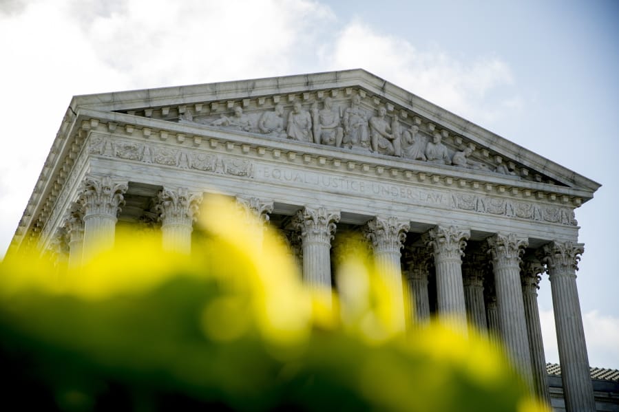 The Supreme Court building is photographed early Thursday, July 9, 2020, in Washington.