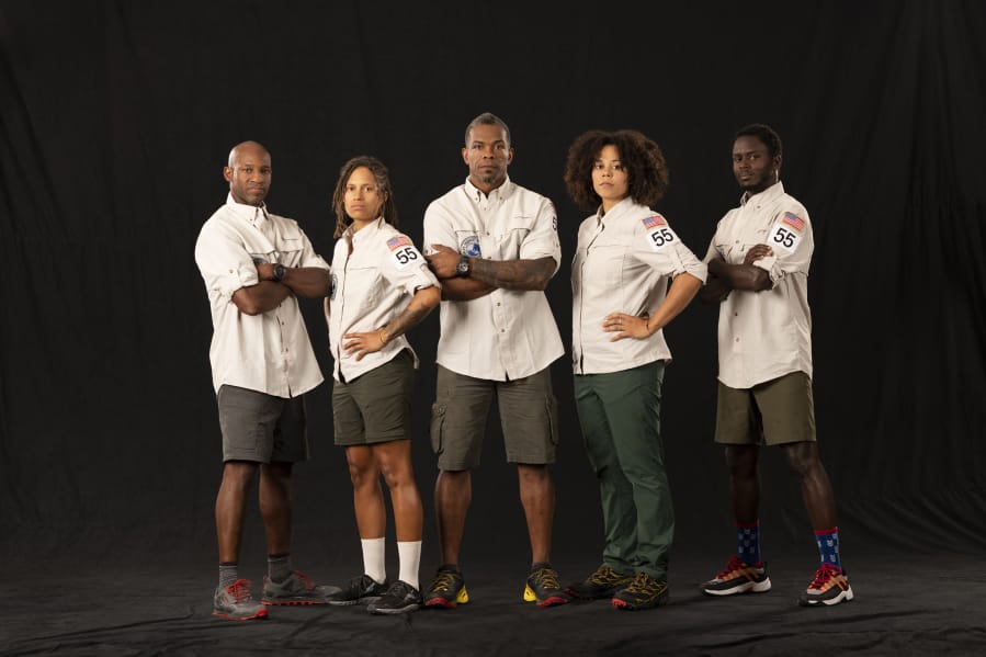 Team Onyx on &quot;World&#039;s Toughest Race: Eco-Challenge Fiji&quot; includes Chicago contestant Sam Scipio, second from left, and Ottawa contestant Coree Woltering, far right.