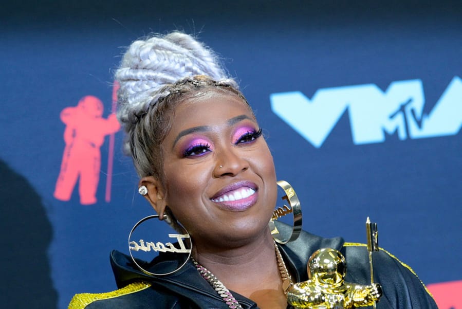 Missy Elliott poses in the press room during the 2019 MTV Video Music Awards at Prudential Center on Aug. 26, in Newark, N.J.