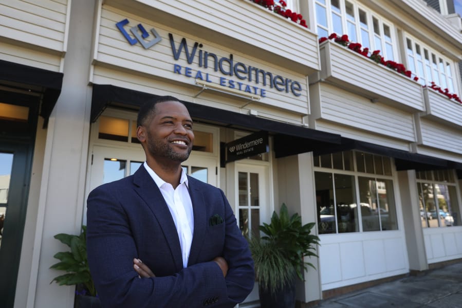 Dave Jones, photographed Aug. 5, 2020 in Tacoma, Washington, is the only Black owner of a Windermere branch and a former middle school principal, who penned a call to action following the protests that has prompted local brokerages to consider tracking how many homes they sell to people of color, among other changes.