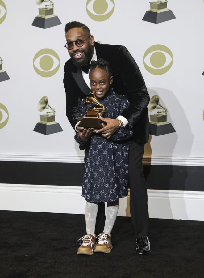 PJ Morton backstage at the 62nd Grammy Awards at Staples Center in Los Angeles on Jan. 26. (Myung J.