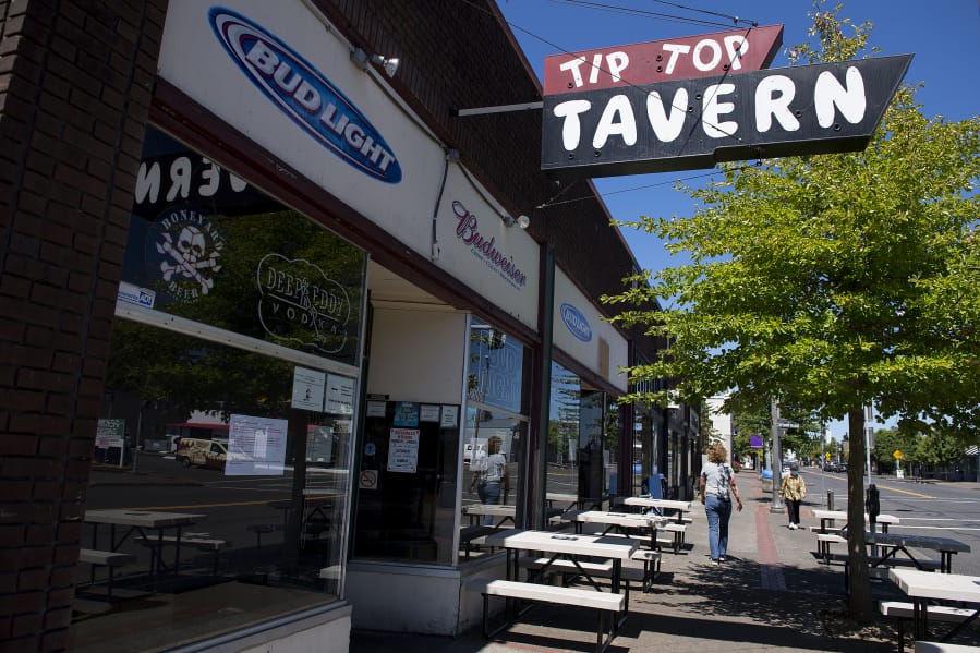 The Tip Top Tavern voluntarily closed Saturday, citing concerns about the difficulty of enforcing the requirement that customers wear masks when not at their tables.