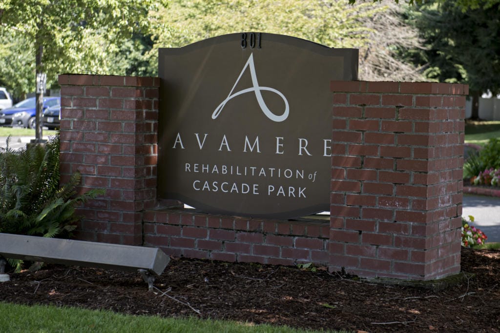 Avamere Rehabilitation of Cascade Park has a 37-person COVID-19 outbreak in residents and staff, according to a dashboard on their website, as seen Thursday afternoon, August 13, 2020.