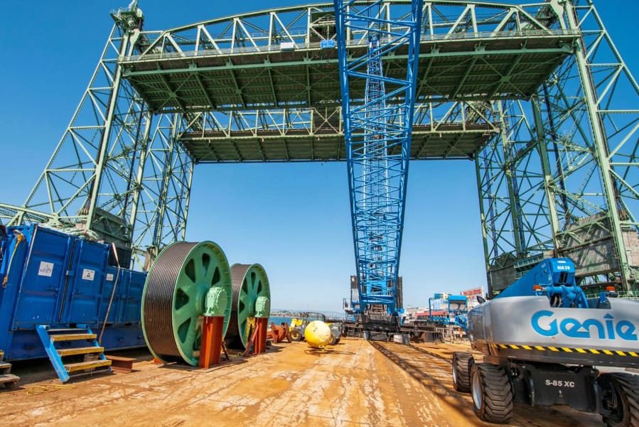 Replacement parts for the Interstate 5 Bridge&#039;s lift mechanism were custom-built in Alabama and shipped to Oregon. They arrived at the bridge via barge on Aug. 4 and will be installed during a nine-day closure of the bridge Sept. 12 to 20.