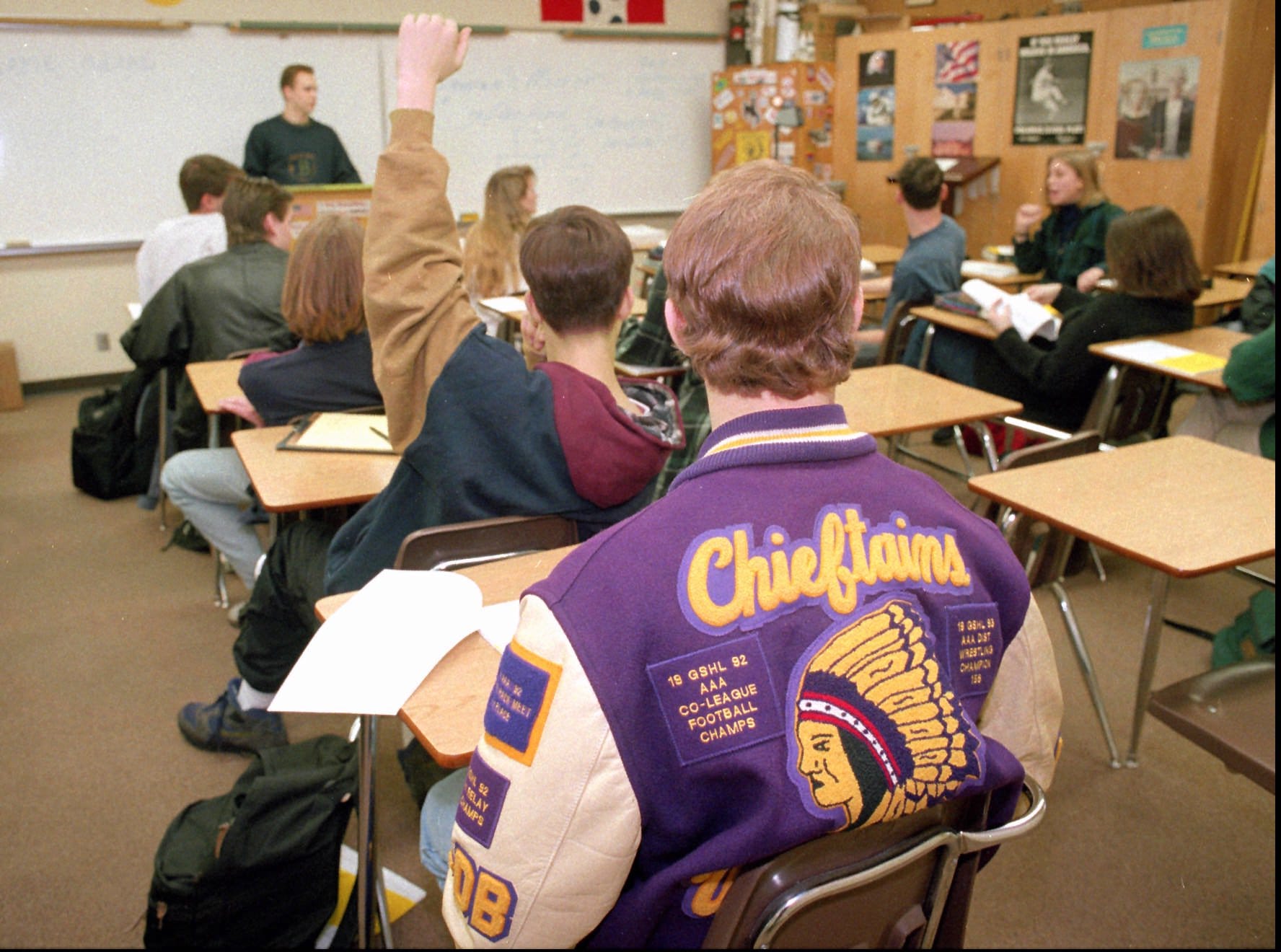 Columbia River students voted in 1994 to retain the Chieftain mascot but the school board has decided to remove it.