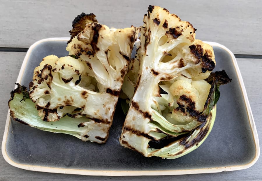 Grilled Cauliflower Wedges (Genevieve Ko/Los Angeles Times)
