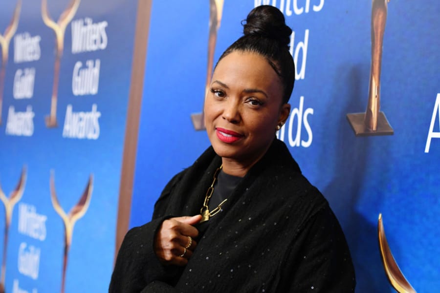 Aisha Tyler attends the 2020 Writers Guild Awards West Coast Ceremony at The Beverly Hilton Hotel on Feb. 1, in Beverly Hills, Calif.