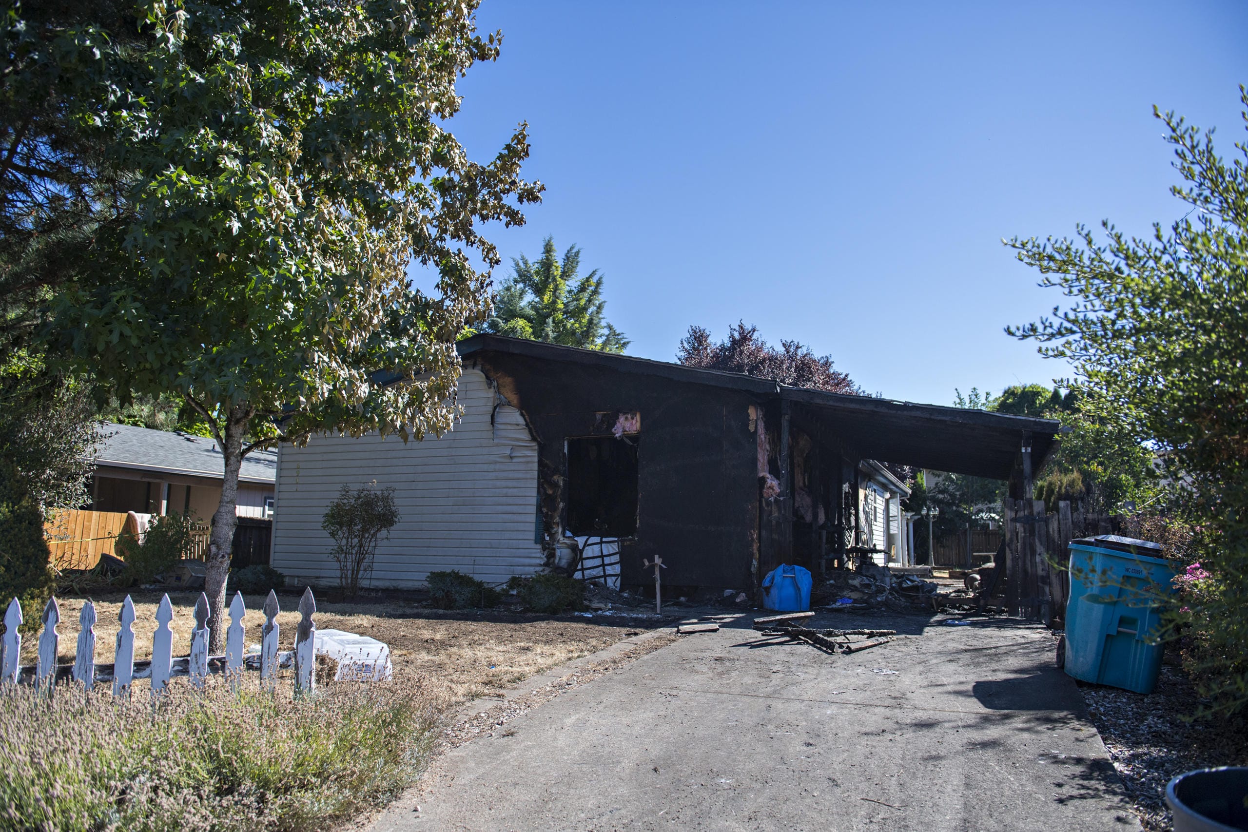 Two people were killed in a fire that consumed the residence at 6901 N.E. 149th Court in the Sifton area on Tuesday evening, as seen Wednesday morning, Sept. 2, 2020.