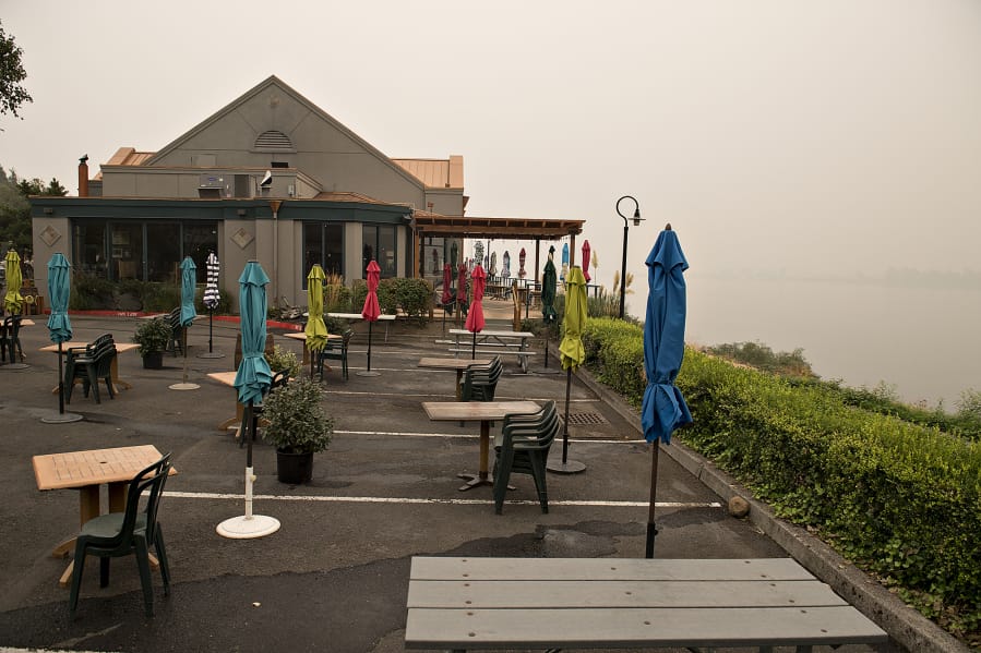 Beaches restaurant has had revenue cut in half as customers wouldn&#039;t sit outside with the recent wildfire smoke. The issue of unavailable outdoor seating will likely plague restaurants once the weather starts getting cold, windy and rainy.