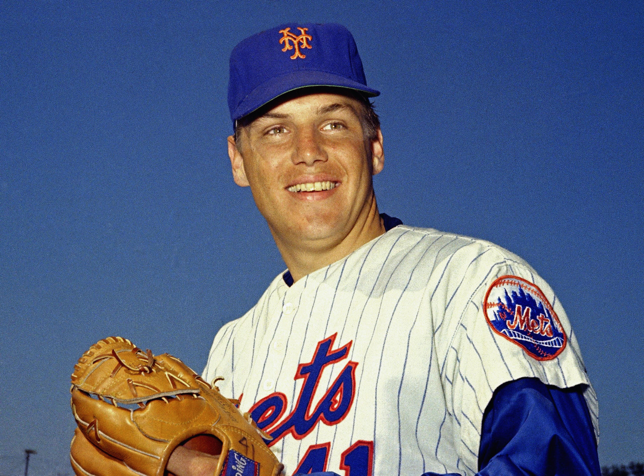 New York Mets pitcher Tom Seaver, pictured here in March 1968, was the galvanizing leader of the Miracle Mets 1969 championship team and a pitcher who personified the rise of expansion teams during an era of radical change for baseball. The Hall of Fame said Wednesday night, Sept. 2, 2020, that Seaver died on Aug. 31 from complications of Lewy body dementia and COVID-19. He was 75.