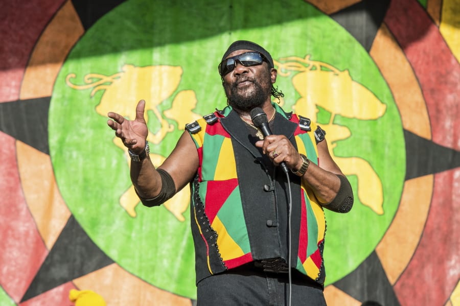 Toots Hibbert of Toots and the Maytals performs at the New Orleans Jazz and Heritage Festival on May 3, 2018.