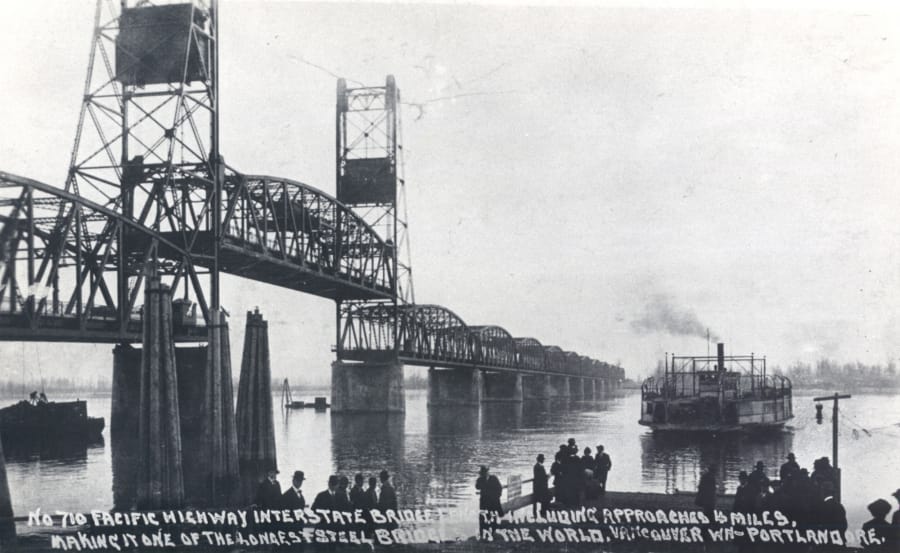In 1917, Vancouver&#039;s population was 12,000. But on the Valentine&#039;s Day grand opening of the Interstate Bridge, it quadrupled with people from Vancouver and Portland celebrating the new span over the Columbia River. In his autobiography, Emil Fries, founder of the Piano Hospital, recounts that while he was attending the Washington State School for the Blind, a teacher walked him and others downtown to join in the festivities.