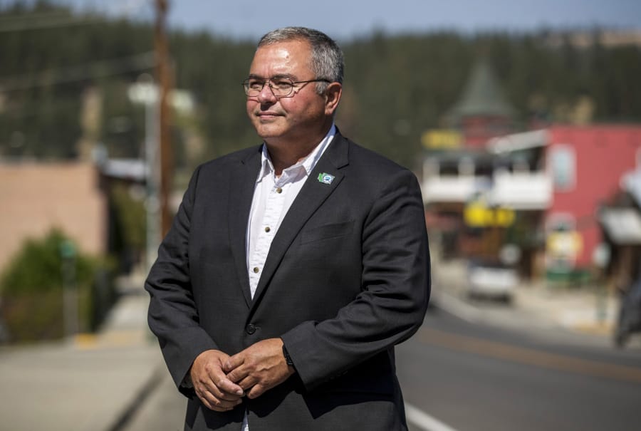 Republican gubernatorial candidate Loren Culp in Republic, Washington, on Wednesday, September 9, 2020. Culp is the police chief of Republic and running against Gov. Jay Inslee.